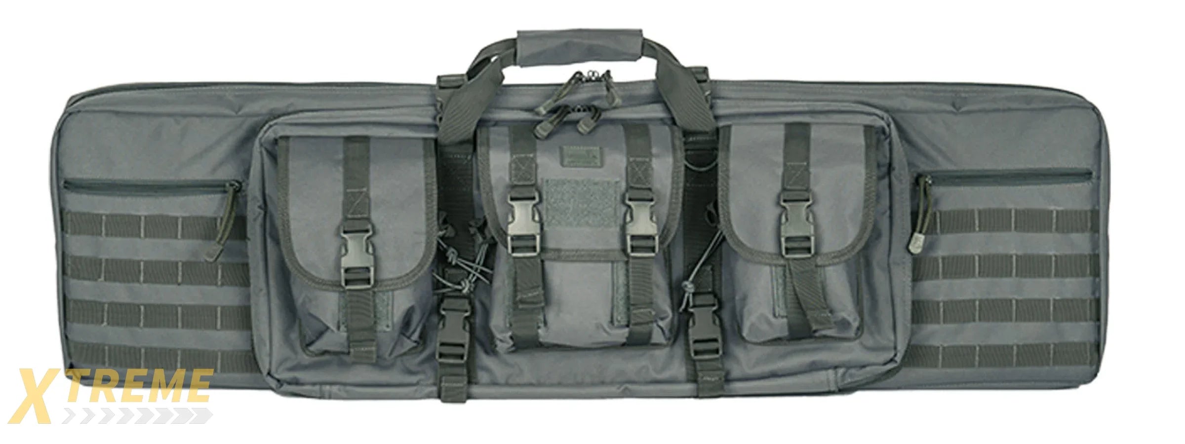 CA-343GY2 MOLLE 42" DOUBLE GUN BAG (GRAY)