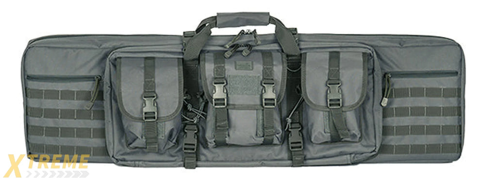 CA-343GY2 MOLLE 42" DOUBLE GUN BAG (GRAY)