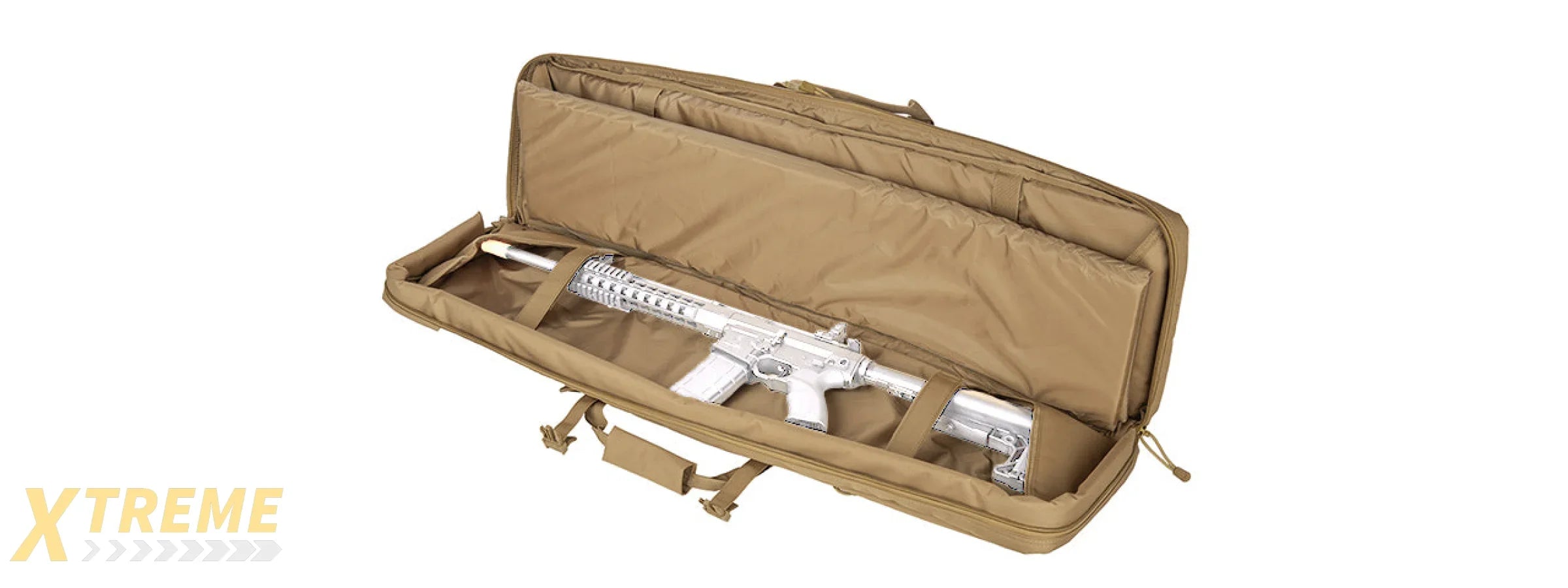 CA-343T2 MOLLE 42" DOUBLE GUN BAG (COLOR: TAN)