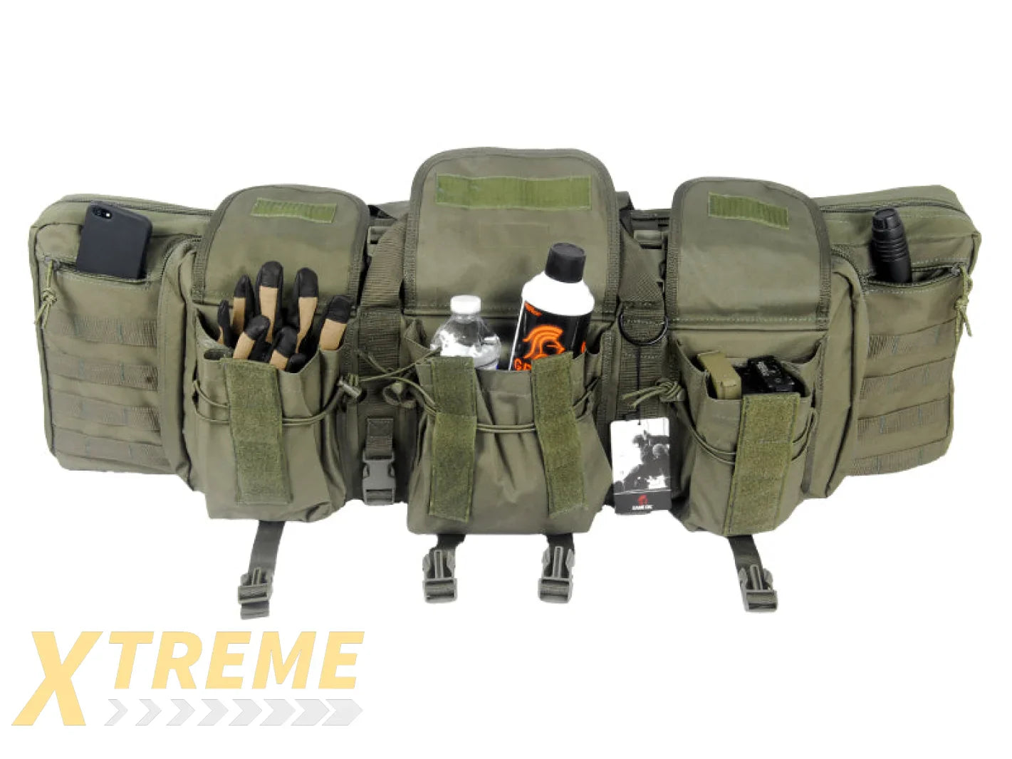CA-345G MOLLE 36" DOUBLE GUN BAG (COLOR: OD GREEN)