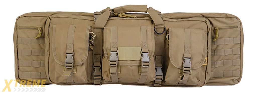 CA-345K MOLLE 36" DOUBLE GUN BAG (COLOR: COYOTE BROWN)