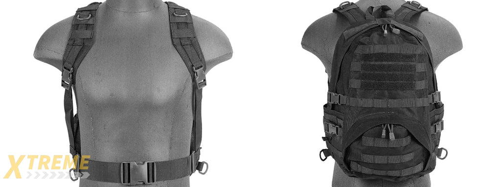 CA-354BN LANCER TACTICAL NYLON PATROL BACKPACK (BLACK)