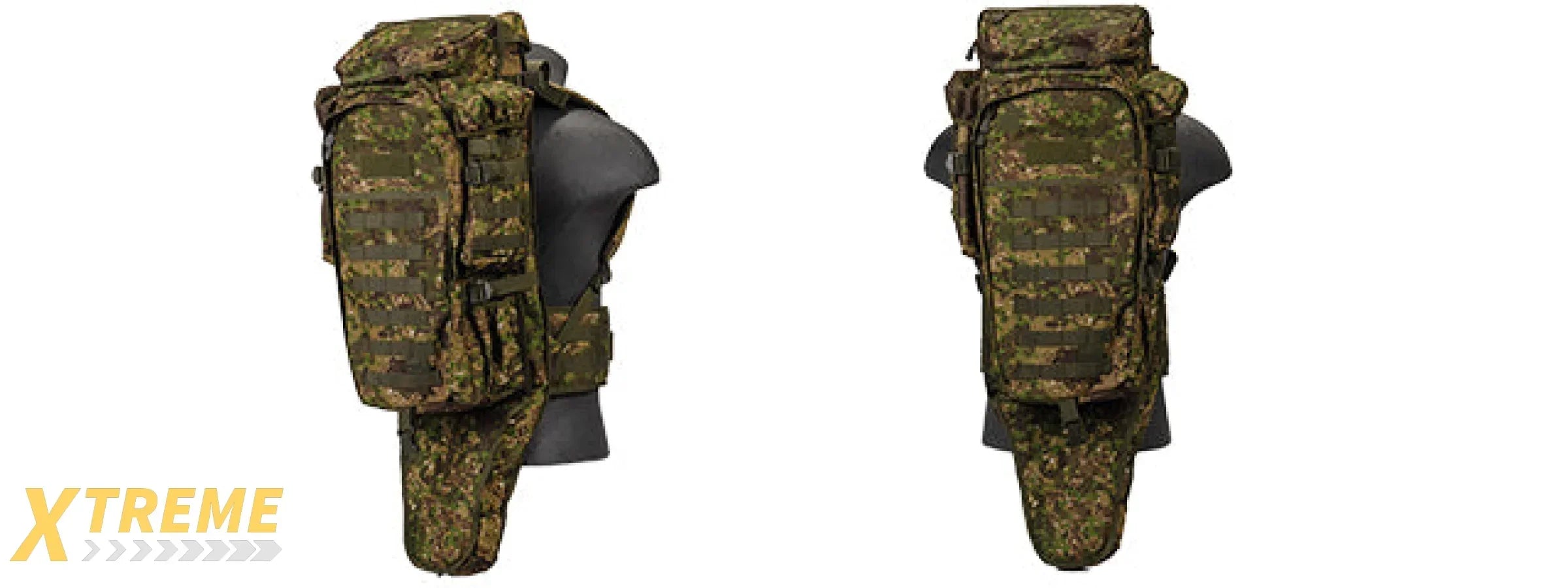 CA-356 RIFLE BACKPACK NYLON LANCER TACTICAL RIFLE CARRY BACKPACK MULTI-COMPARTMENT