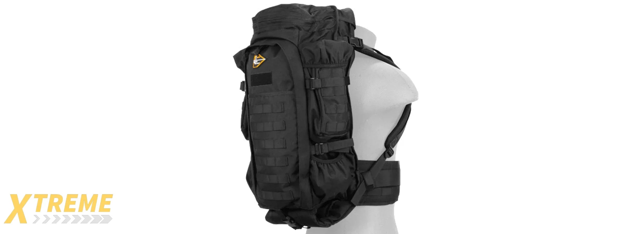 CA-356 RIFLE BACKPACK NYLON LANCER TACTICAL RIFLE CARRY BACKPACK MULTI-COMPARTMENT