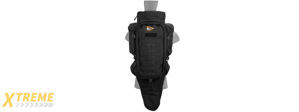 CA-356 RIFLE BACKPACK NYLON LANCER TACTICAL RIFLE CARRY BACKPACK MULTI-COMPARTMENT