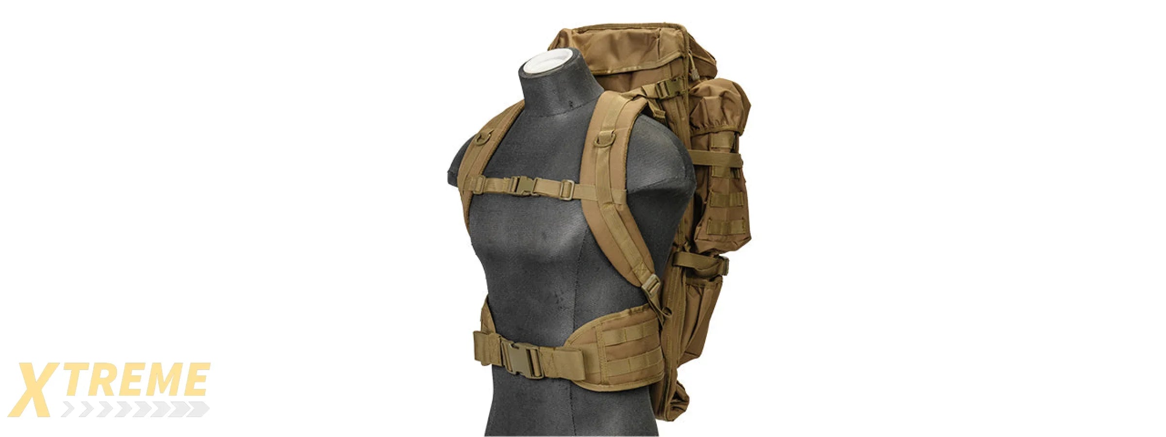 CA-356KN 1000D NYLON RIFLE BACKPACK (KHAKI)