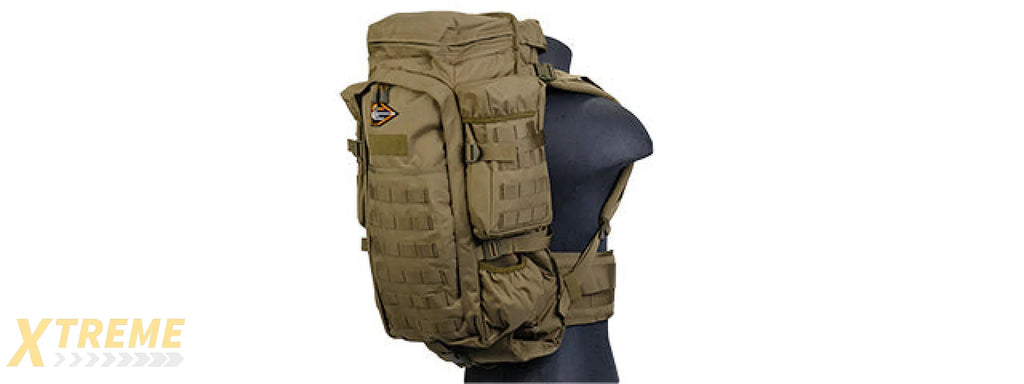 CA-356TN 1000D NYLON RIFLE BACKPACK (TAN)