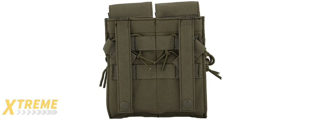 CA-358 DUAL M4/M16/AK74 MAGAZINE POUCH, NYLON FOR RIFLE MAGAZINES TACTICAL GEAR