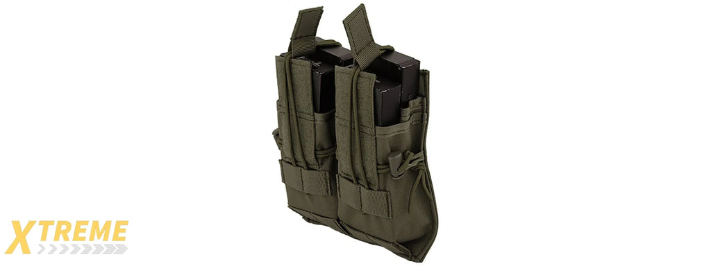 CA-358 DUAL M4/M16/AK74 MAGAZINE POUCH, NYLON FOR RIFLE MAGAZINES TACTICAL GEAR