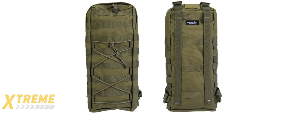 CA-384 NYLON MOLLE ATTACHABLE HYDRATION BACKPACK TACTICAL LIGHTWEIGHT PACK