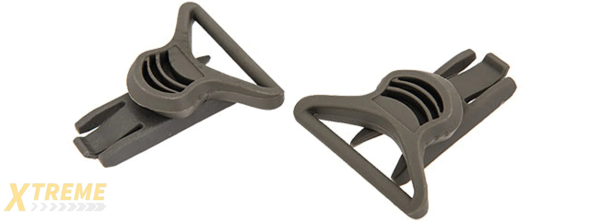 CA-850 GOGGLE SWIVEL CLIPS, 36MM — HEAVY-DUTY SWIVEL MOUNT CLIPS FOR GOGGLES