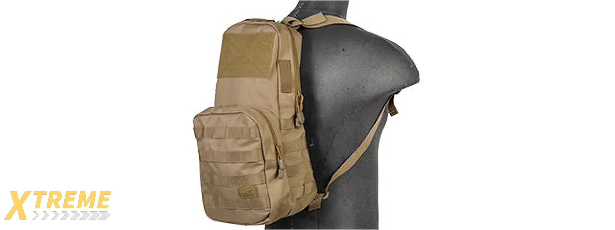 CA-880GN Lancer Tactical 1000D Nylon MOLLE Hydration Backpack for Airsoft/Tactical