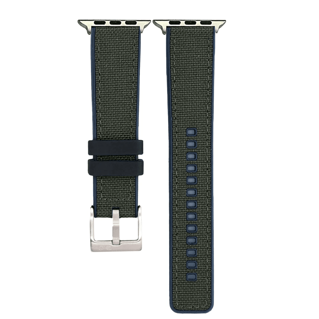 Canvas & Rubber Band – For Apple Watch - Green
