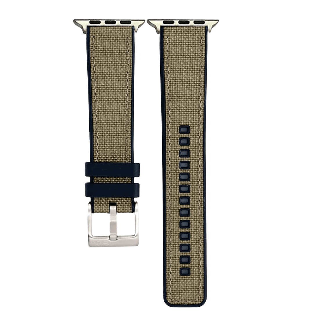 Canvas & Rubber Band – For Apple Watch - Tan