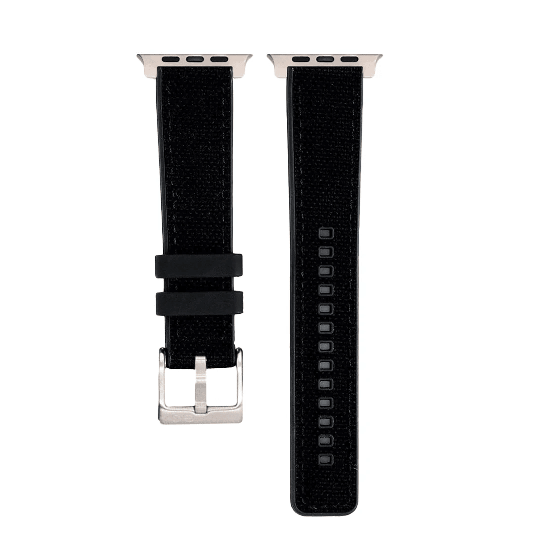 Canvas & Rubber Band - For Apple Watch ULTRA - Black