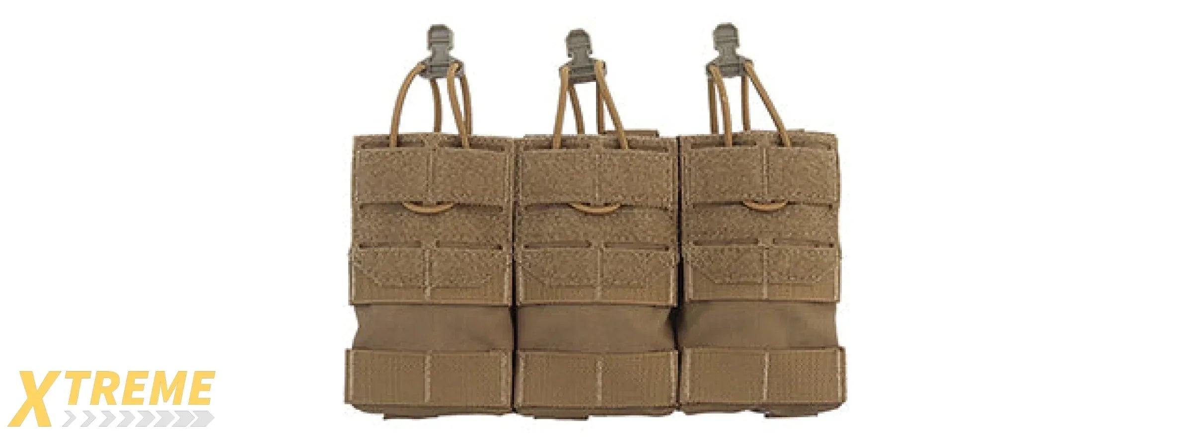 Code 11 Dual Purpose 5.56 Triple Magazine Pouch - Low Profile Tactical Magazine Carrier
