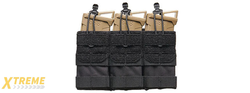 Code 11 Dual Purpose 5.56 Triple Magazine Pouch - Low Profile Tactical Magazine Carrier