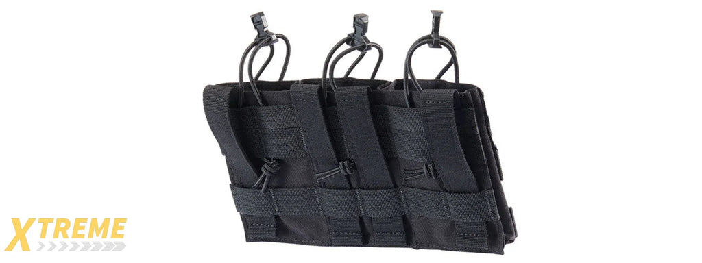 Code 11 Dual Purpose 5.56 Triple Magazine Pouch - Low Profile Tactical Magazine Carrier