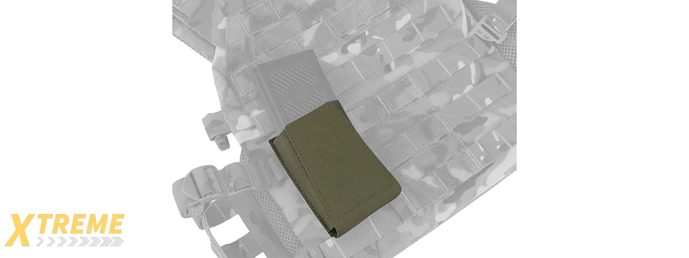 Code 11 Rifle Open Type Single Mag Pouch Tactical Magazine Carrier for Rifle Platforms