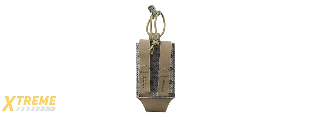 Code 11 Single Elastic AR Mag Pouch - Rugged Tactical Magazine Carrier, MOLLE Compatible