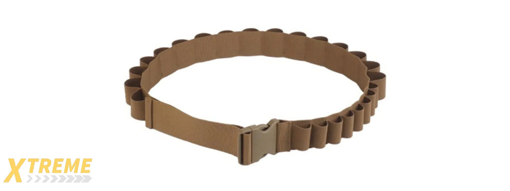 Code 11 Tactical Grenade Shell Bandolier Belt - Adjustable Military Style Load Bearing