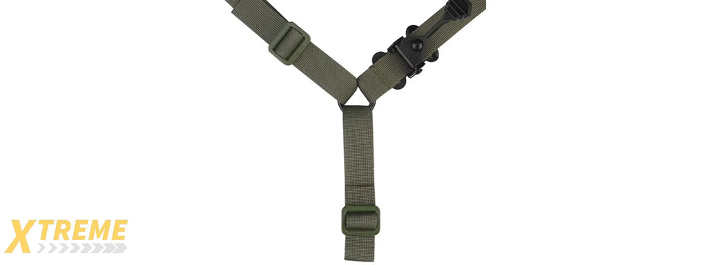 Code 11 Tactical Single Point Shouler Strap Sling - Adjustable Military Style Carry Strap