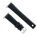 Crosshatch Rubber Band – For Apple Watch - Black