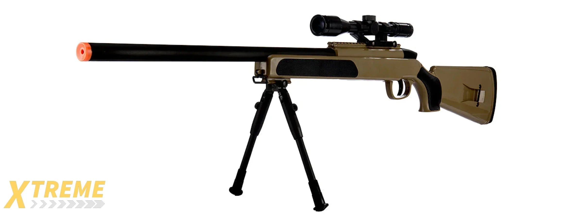 CYMA MK51 Bolt Action Airsoft Spring Sniper Rifle w/ Scope & Bipod Full Kit