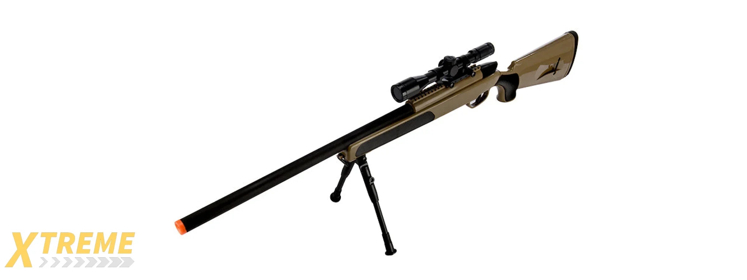 CYMA MK51 Bolt Action Airsoft Spring Sniper Rifle w/ Scope & Bipod Full Kit