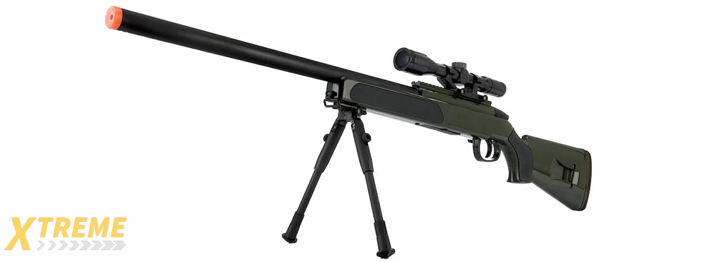CYMA MK51 Bolt Action Airsoft Spring Sniper Rifle w/ Scope & Bipod Full Kit