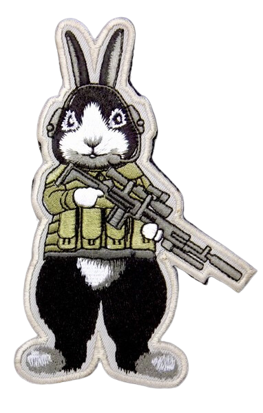 Tactical Rabbit - Embroidered Patch