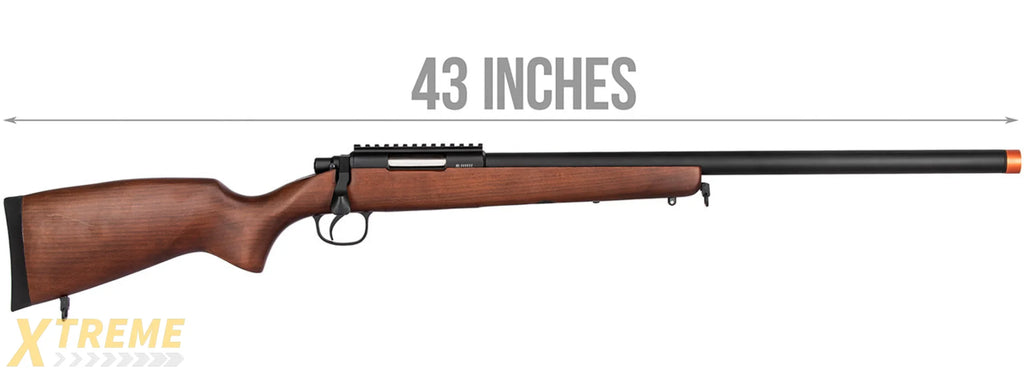 Double Bell VSR-10 Airsoft Bolt Action Sniper Rifle (REAL WOOD)