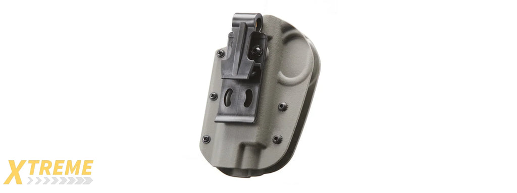 Durable Hard Shell Belt Clip Holster for 1911 Airsoft Pistols with Secure Retention