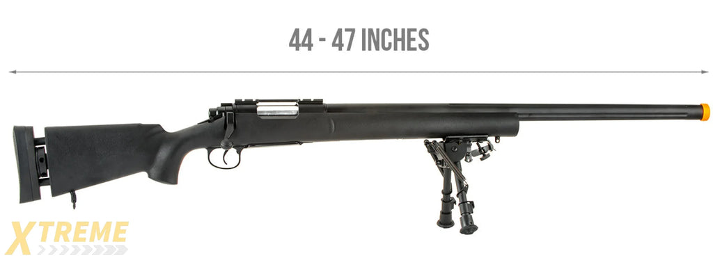 ECHO 1 M28 BOLT ACTION SNIPER RIFLE W/ BIPOD (BLACK)