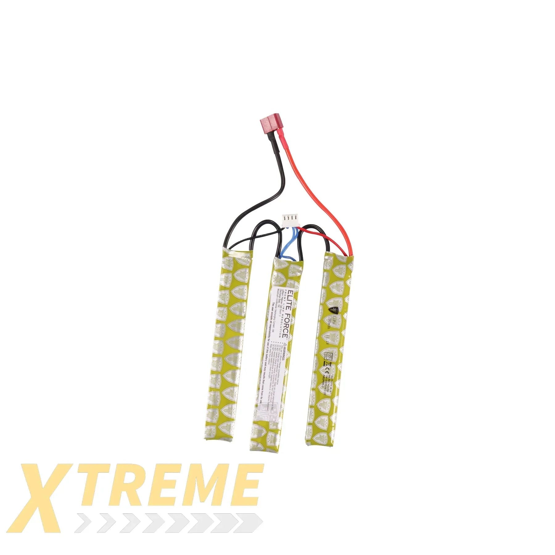 EF 111V LIPO 1200 MAH 15C TRI-PANEL BAT DEANS WIRED FEM CON