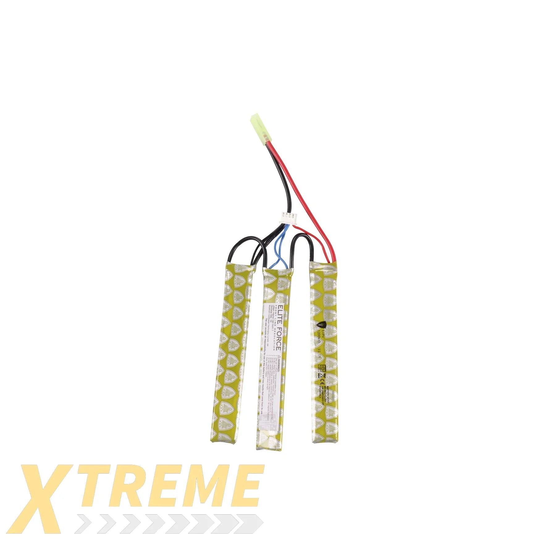 EF 111V LIPO 1200 MAH 15C TRI-PANEL BATTERY withTAMIYA CONECT