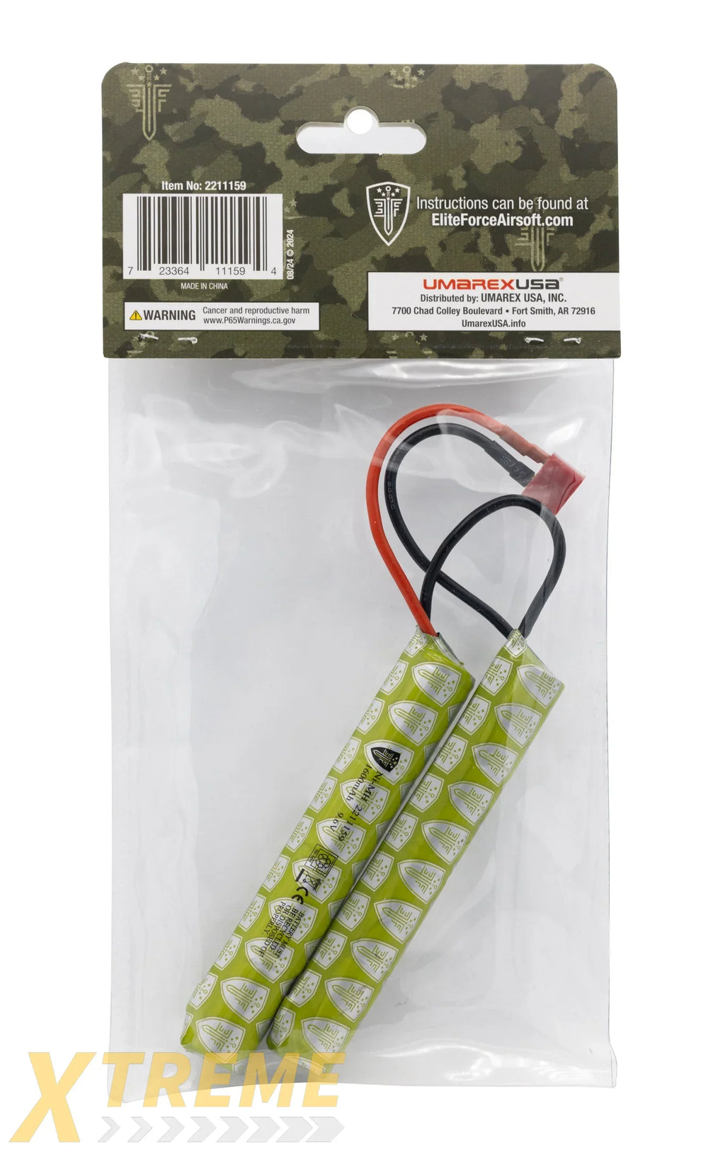 EF 9.6V NiMH 1600 mAh Nunchuck Battery (w/Deans Connector)