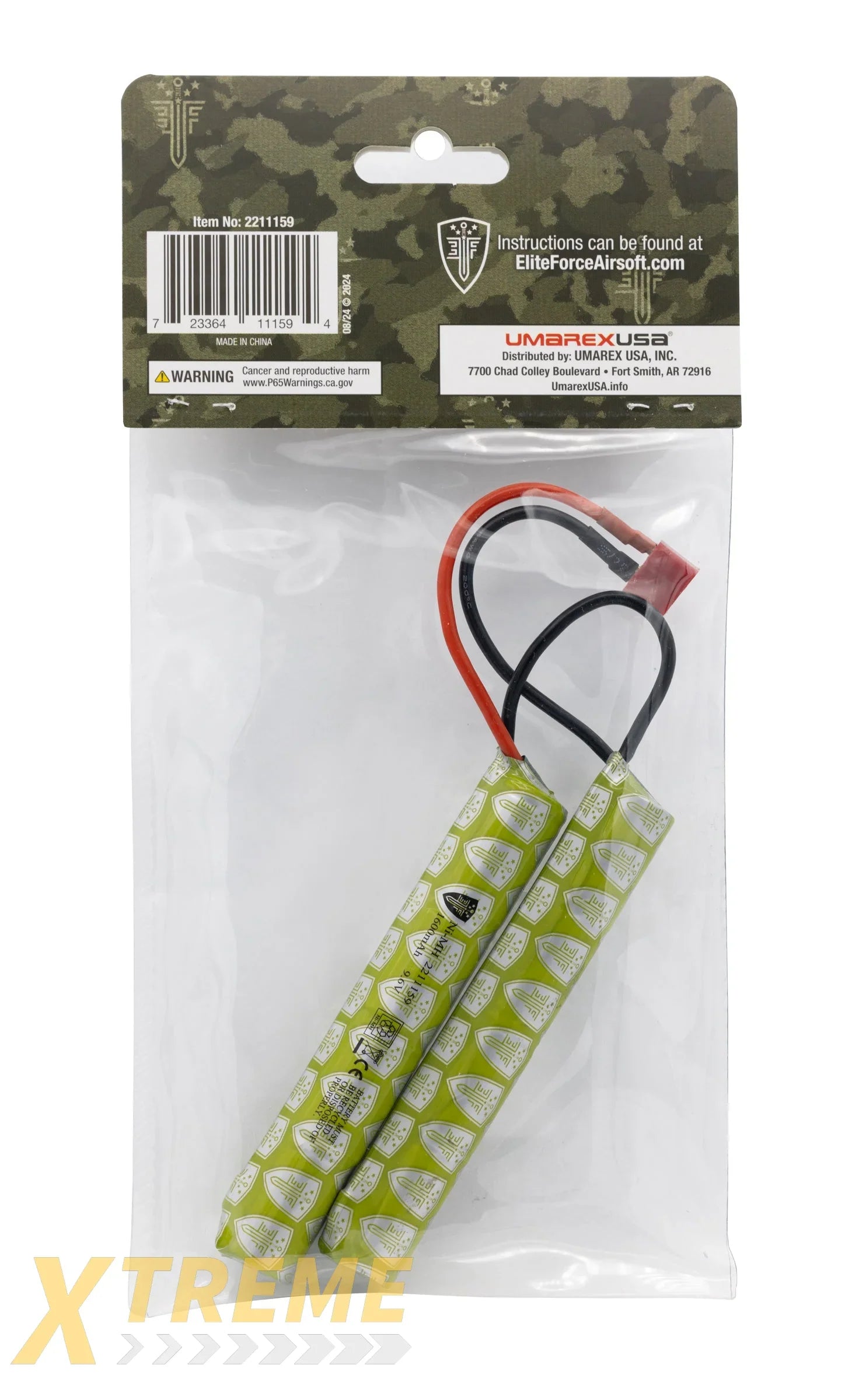 EF 9.6V NiMH 1600 mAh Nunchuck Battery (w/Deans Connector)