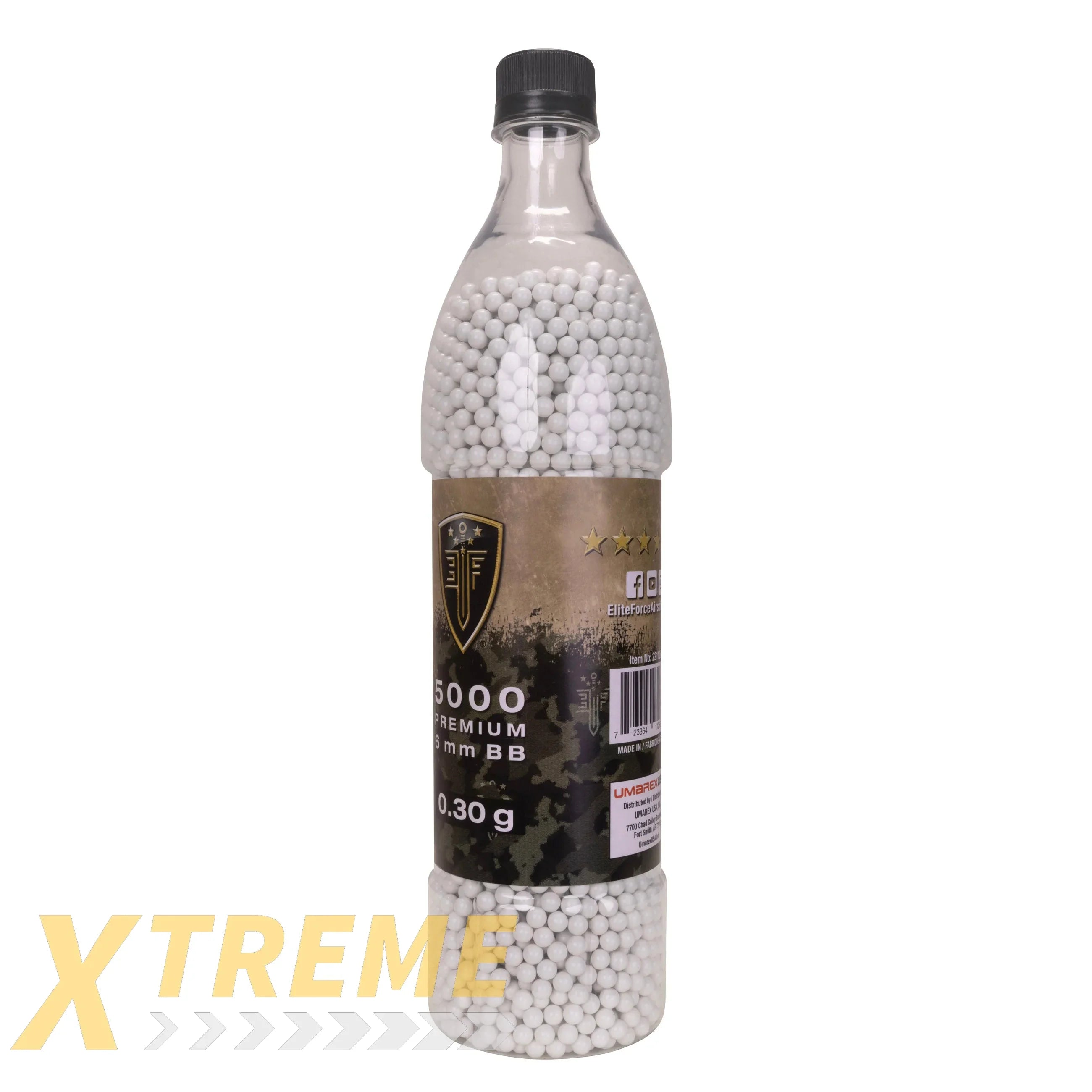 EF Premium Airsoft Ammo .30g White BBs 5000ct