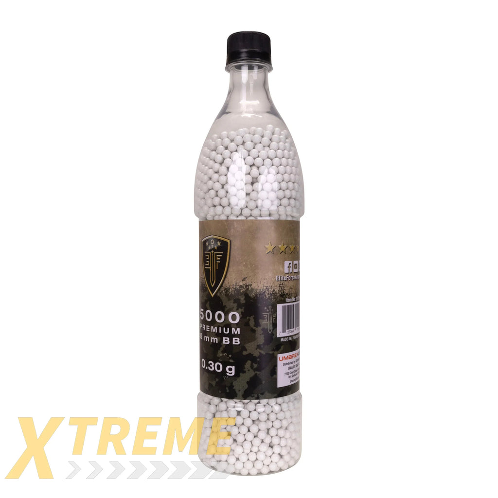 EF Premium Airsoft Ammo .30g White BBs 5000ct