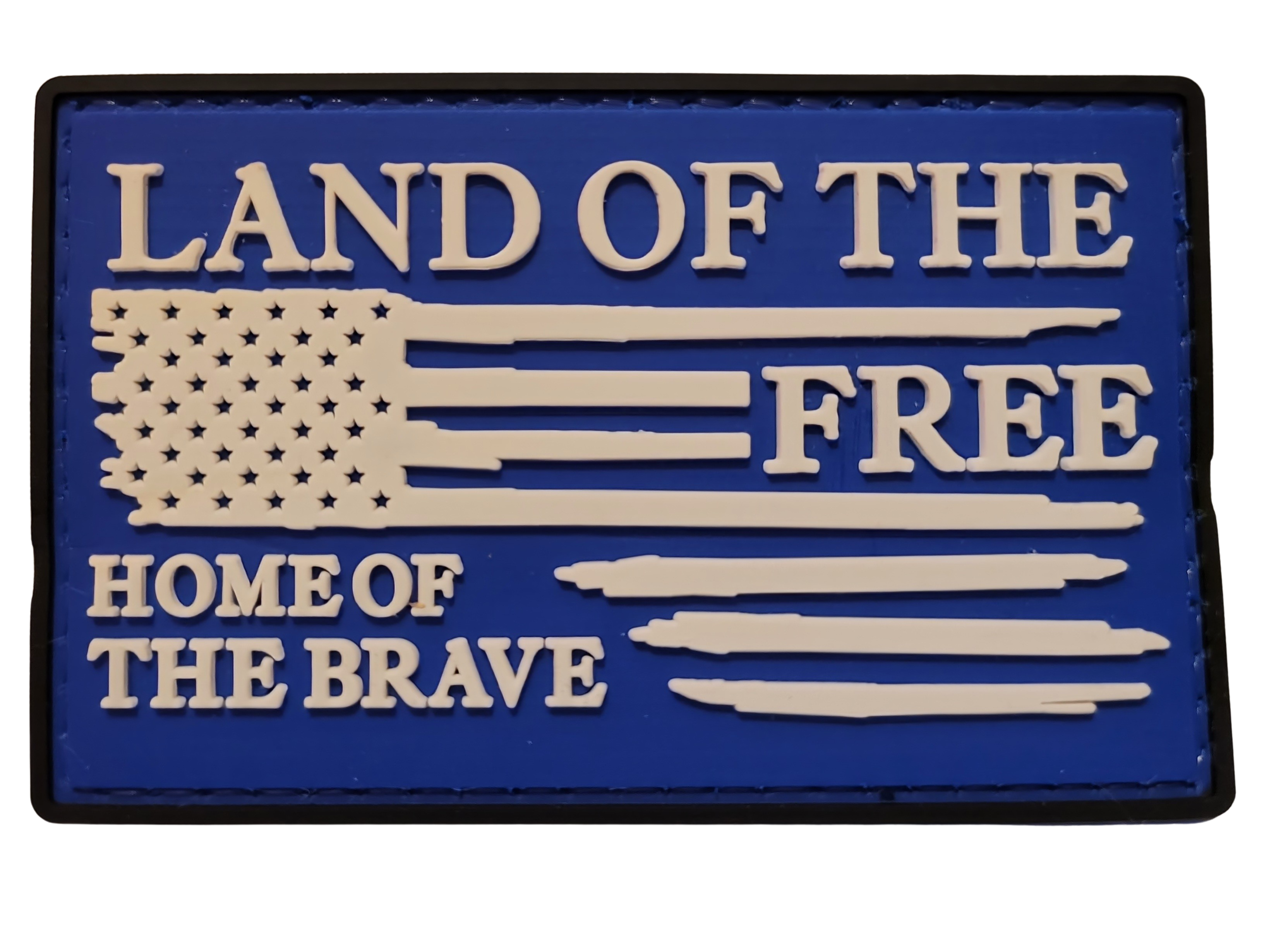 Land of the Free, Home of The Brave PVC Patch
