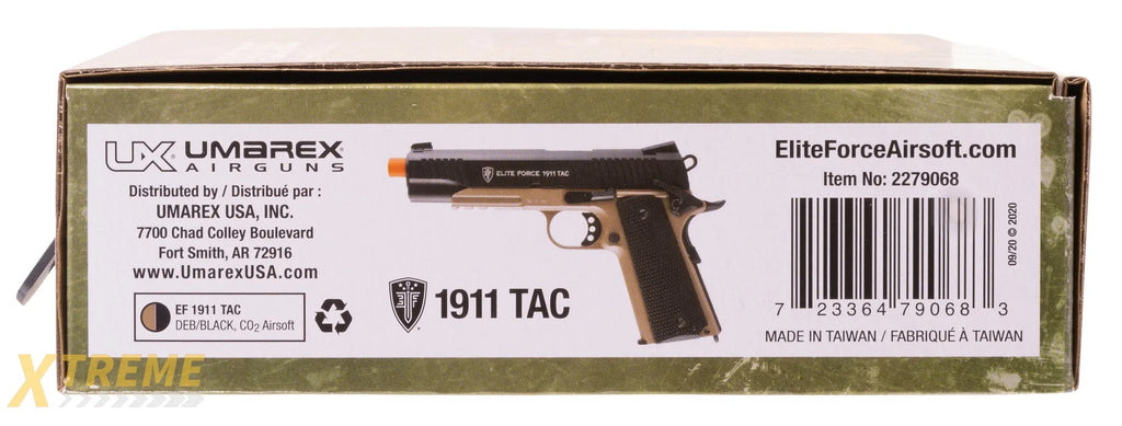 Elite Force 1911 TAC C02 Blowback-BLK/DEB(Gen3)