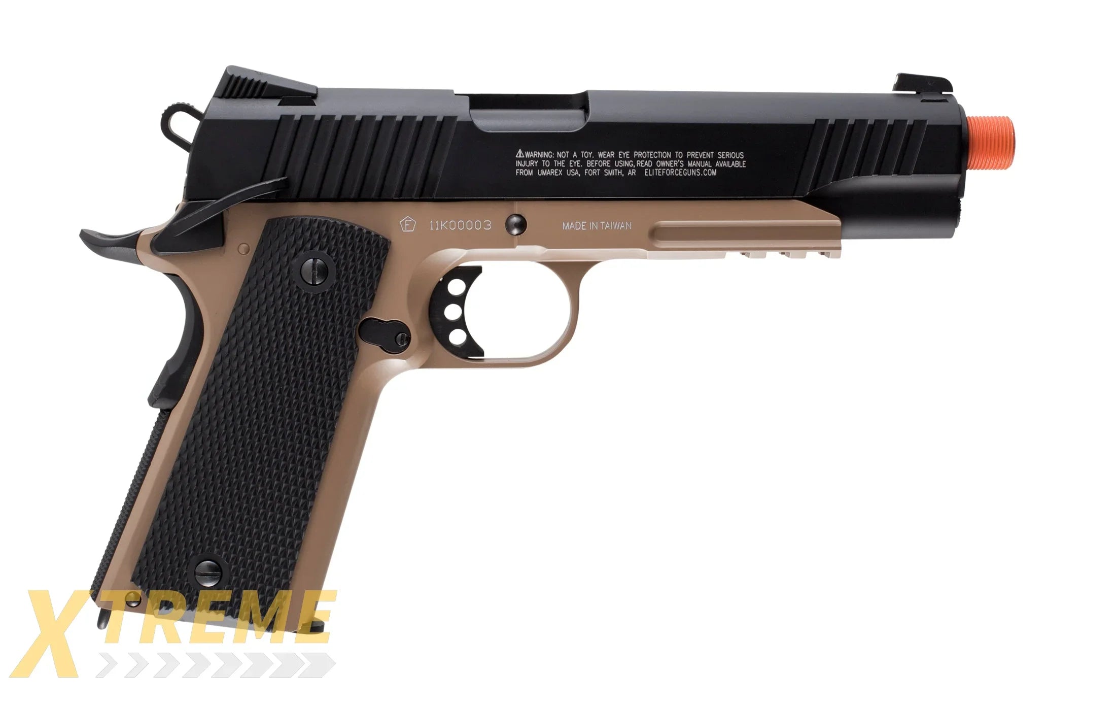 Elite Force 1911 TAC C02 Blowback-BLK/DEB(Gen3)