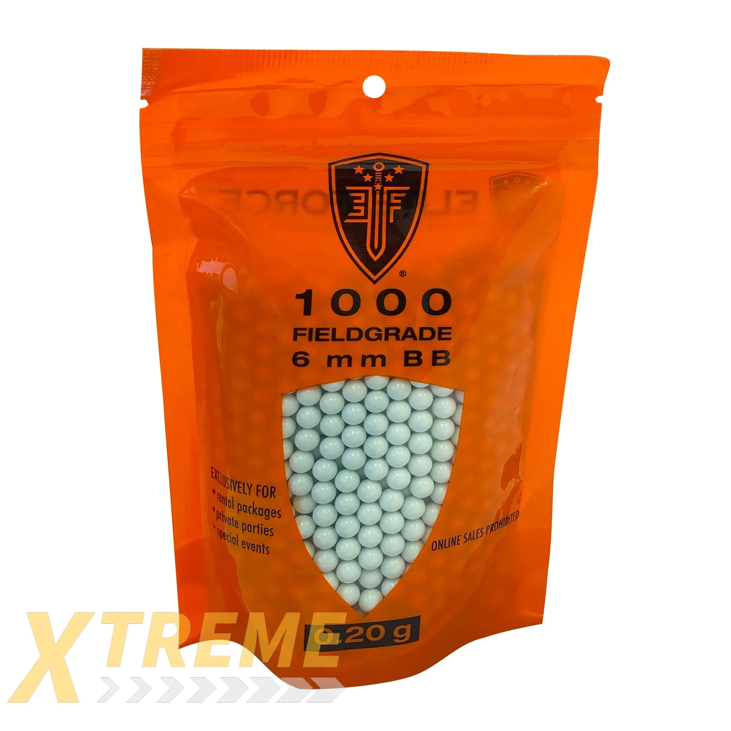 ELITE FORCE FIELD GRADE BBS 20 G 1000CT LT BLUE