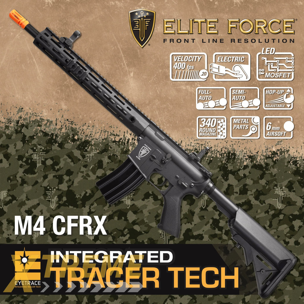 Elite Force M4 CFRX EyeTrace AEG Airsoft Rifle (Black)