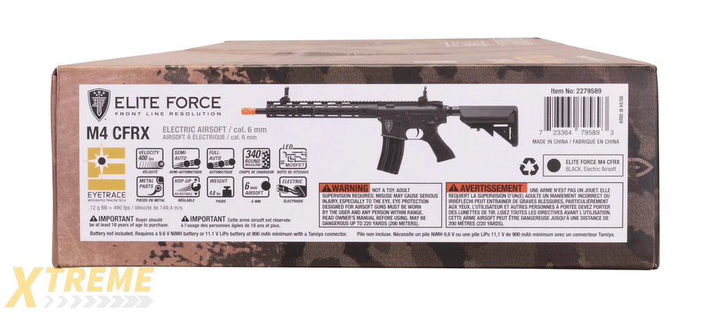 Elite Force M4 CFRX EyeTrace AEG Airsoft Rifle (Black)
