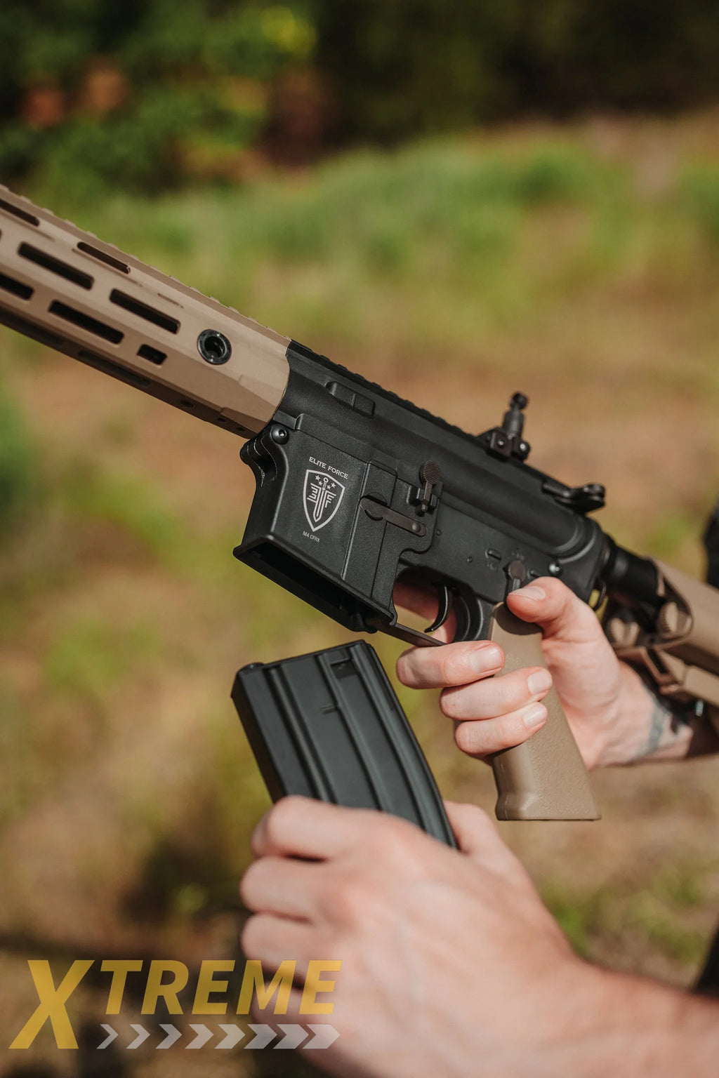 Elite Force M4 CFRX EyeTrace AEG Airsoft Rifle (Tan/Black)