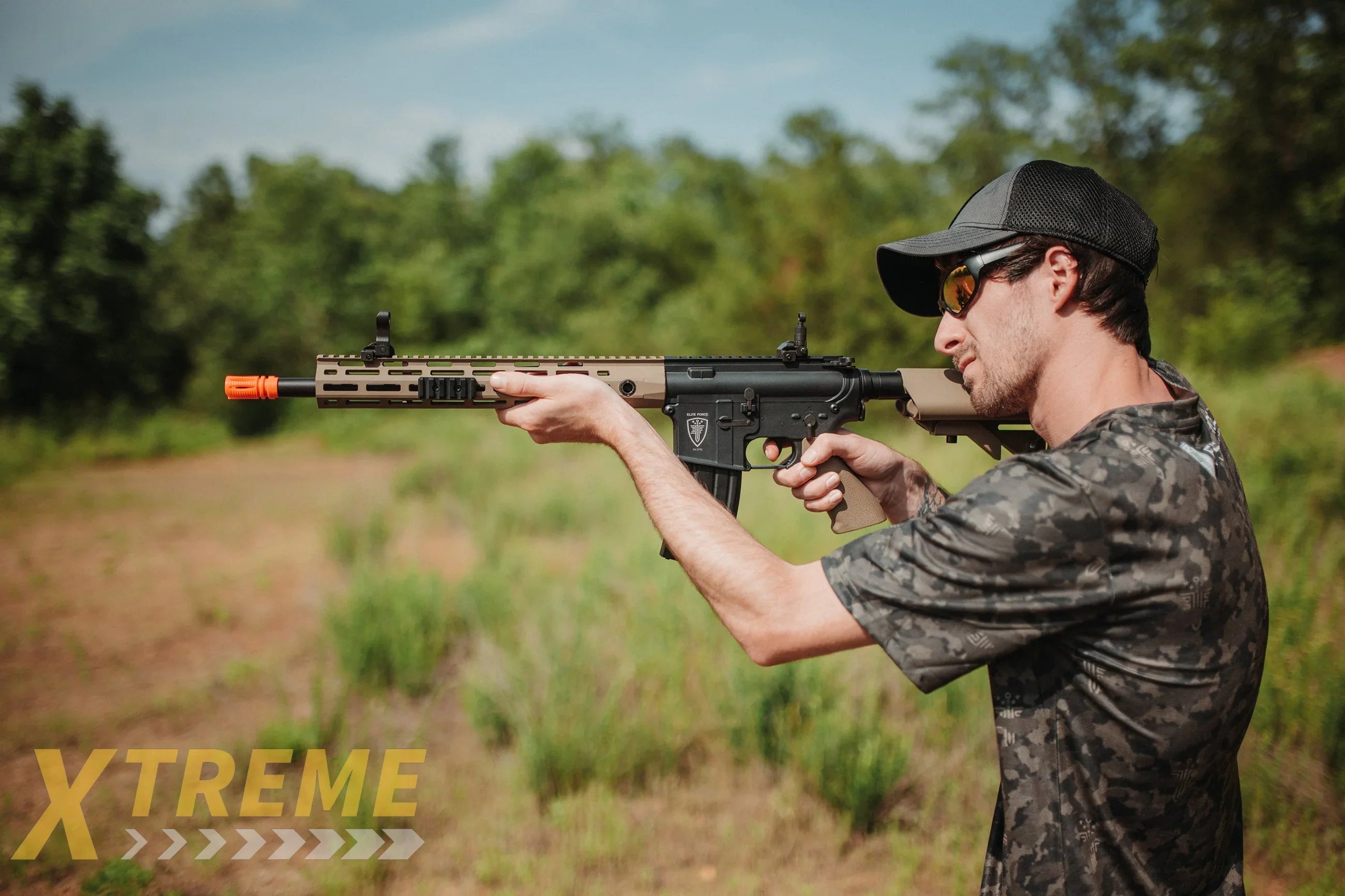 Elite Force M4 CFRX EyeTrace AEG Airsoft Rifle (Tan/Black)