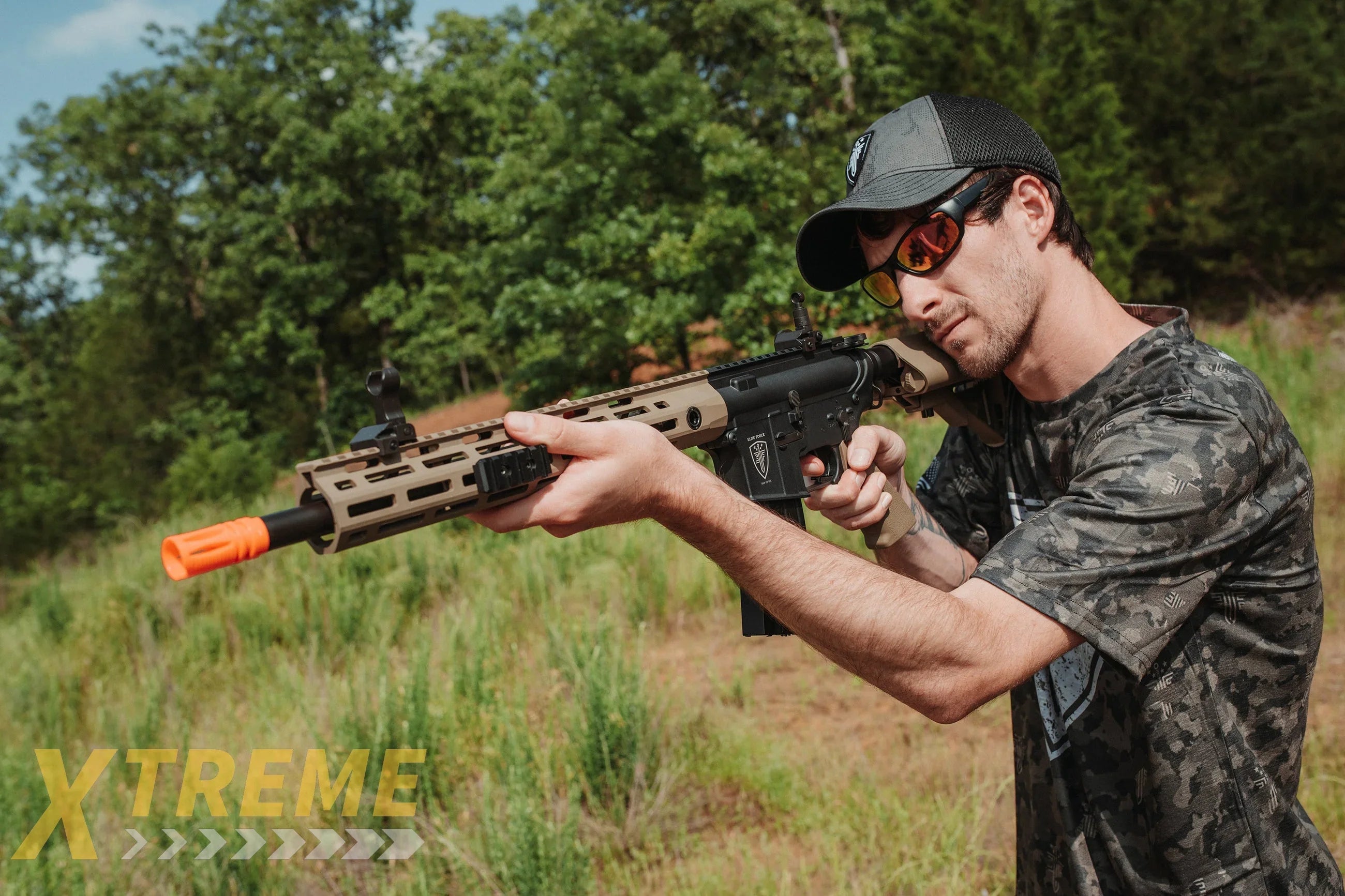 Elite Force M4 CFRX EyeTrace AEG Airsoft Rifle (Tan/Black)
