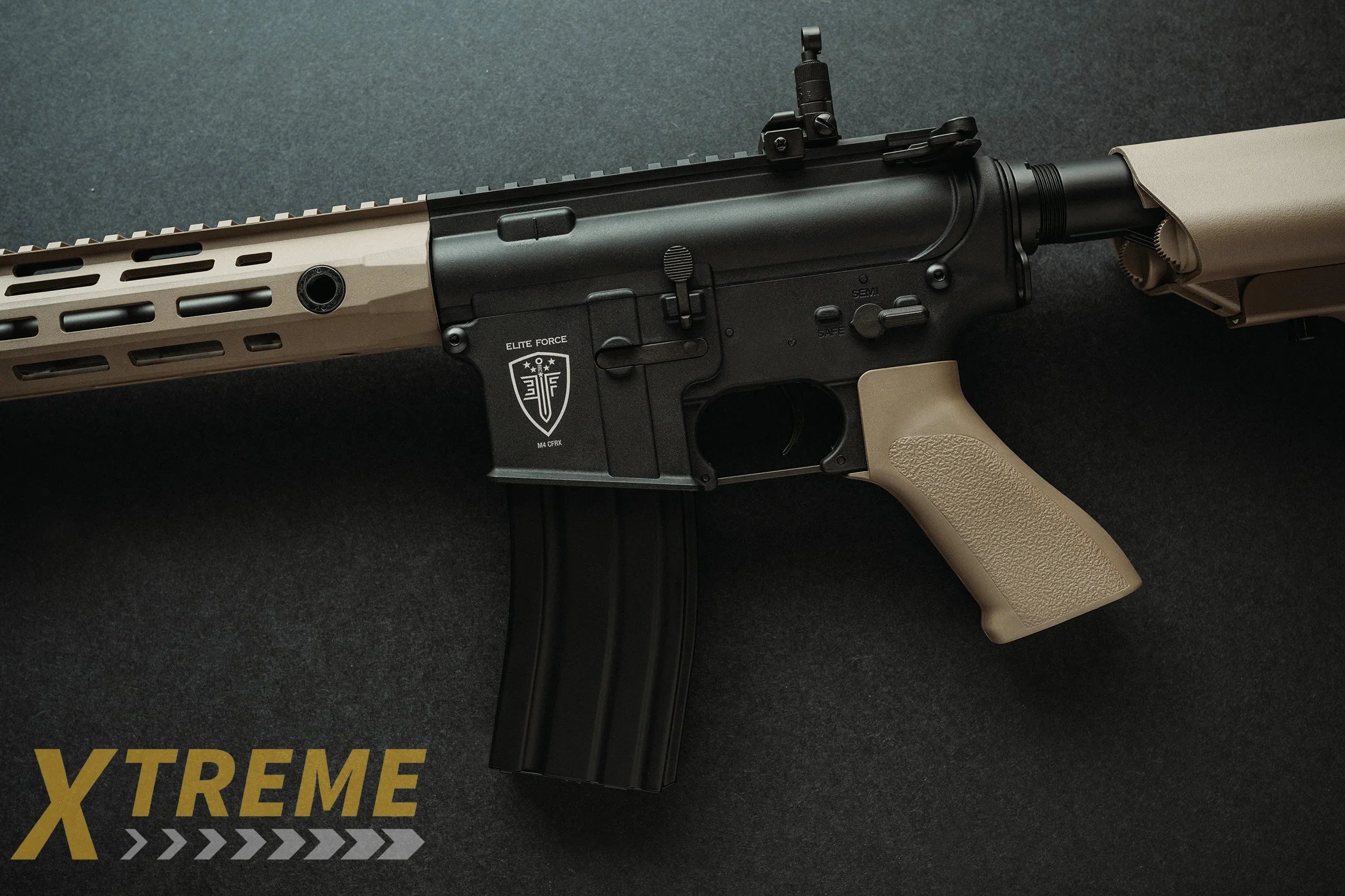 Elite Force M4 CFRX EyeTrace AEG Airsoft Rifle (Tan/Black)
